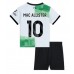 Liverpool Alexis Mac Allister #10 Replika Babykläder Borta matchkläder barn 2023-24 Korta ärmar (+ Korta byxor)